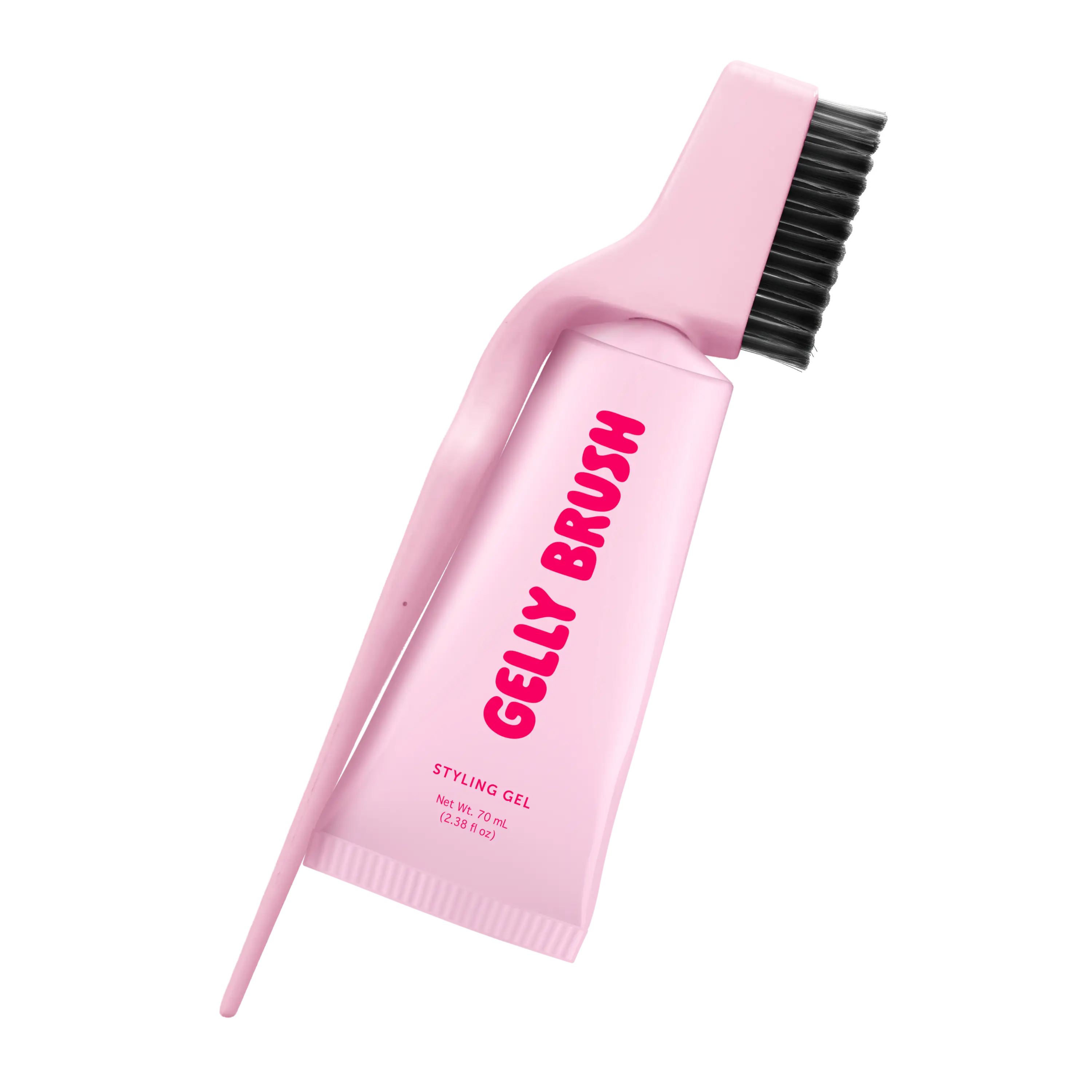 Gelly Brush Hair Gel Brush Set: Styling Brush + 2 Gel Refills